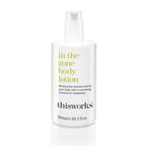 THISWORKS In The Zone bottle front shows clean vegan formula for daily use.