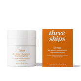 Three Ships Dream Bio-Retinol jar shows creamy texture for nighttime hydration.