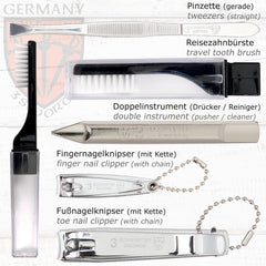 Three Swords Germany finger nail clipper aids clean trimming with comfort.