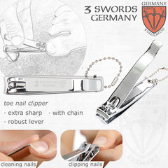 Three Swords Germany sapphire nail file for smooth filing everyday.