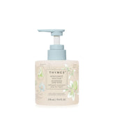 Thymes Bergamot Nectar bottle on sink for spa-inspired hand wash experience
