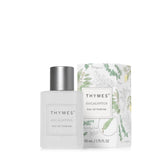 Thymes Eau De Parfum bottle close-up highlighting eucalyptus notes for everyday refresh