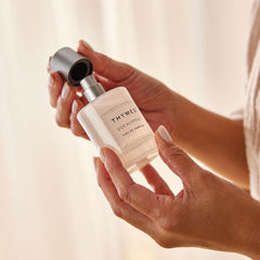 Thymes Eau De Parfum lemongrass note visual highlighting bright, uplifting mood for daytime use