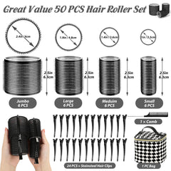 Tidponra self-grip clips securing rollers for a neat look