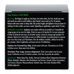 Tiege Hanley Detoxifying Clay Mask texture close-up suggests a refreshing, pore-refining experience.
