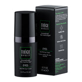 Tiege Hanley Eye Cream morning application close-up for refreshed eyes