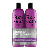 Bed Head by TIGI Dumb Blonde shampoo bottle, deep cleansing for blondes.