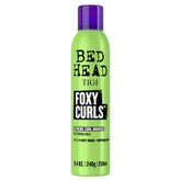 TIGI Bed Head Foxy Curls mousse bottle shows strong hold and salon-quality definition for curls.