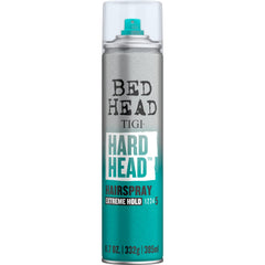 TIGI Bed Head Hard Head bottle front view highlighting extreme hold