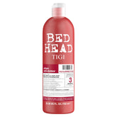 TIGI Bed Head Resurrection bottle pours for a hydrating wash.