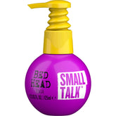 TIGI Bed Head Small Talk Mini bottle front boosts body and shine.