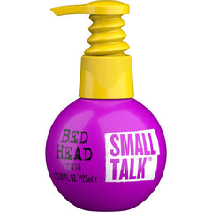TIGI Bed Head Small Talk Mini bottle front boosts body and shine.