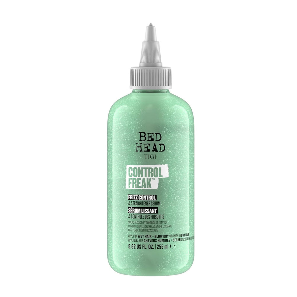 TIGI Control Freak bottle pour shows lightweight frizz control for curls