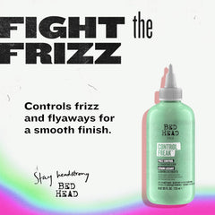 TIGI Control Freak serum dispense highlights easy application and quick absorption