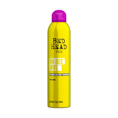 TIGI Oh Bee Hive dry shampoo bottle refreshes hair and absorbs oils for day two