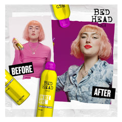 TIGI Oh Bee Hive dry shampoo massage into scalp for refreshed texture
