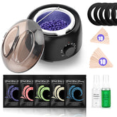 TIKESI Waxing Kit wax warmer heats safely for at-home hair removal