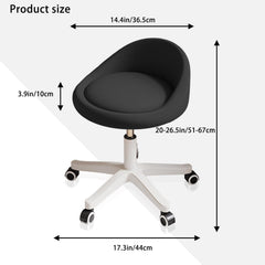 Timbertouch Rolling Stool 360 swivel enables easy reach and fluid motion during tasks.