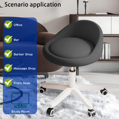 Timbertouch Rolling Stool ultra-quiet wheels move smoothly on any flooring.
