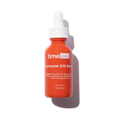 Timeless Skin Care coenzyme Q10 serum bottle front showcasing fragrance-free packaging