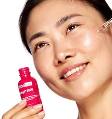 Timeless Skin Care Matrixyl 3000 Serum on clean skin reveals smooth, hydrated texture