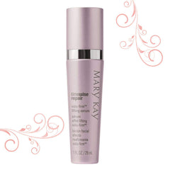 TimeWise Repair Volu-Firm Serum bottle showing lifting and hydrating benefits