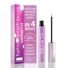 Tinclen eyelash growth serum bottle on vanity for daily conditioning.