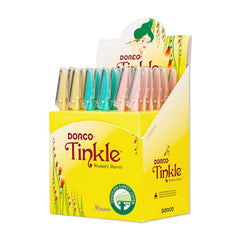 Tinkle Women's Shaver Razors 36-pack closeup blades for precise brow shaping
