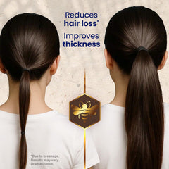 Tio Nacho royal jelly herbal blend image highlights nourishing ingredients for hair health.