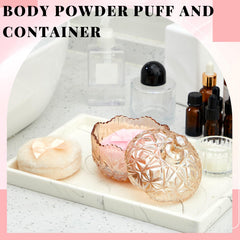 Tioncy velvet powder puff close-up showing soft, skin-friendly material for gentle makeup.