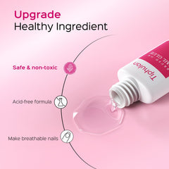 TIPHULAN long-wear nail glue offers 14-30 day wear potential.