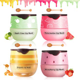 TIRDET bee lip balm honey pot packaging for on-the-go moisture.