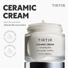 TIRTIR Centella Asiatica extract glow close-up shows soothing, barrier-supporting moisture.