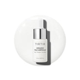 TIRTIR Ceramic Milk Ampoule bottle closeup shows hydration glow