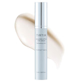 TIRTIR Collagen Lifting Eye Cream roller application for precise smoothing around eyes