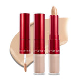 TIRTIR Glide&Hide concealer swatch showing creamy texture for seamless coverage and hydration.
