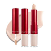 TIRTIR Glide&Hide liquid-tip application demonstrates precise concealing for bright under-eyes.