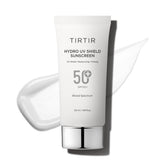 TIRTIR Hydro UV Shield sunscreen bottle showcasing broad spectrum protection