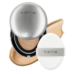 TIRTIR Mask Fit Aura Silver Cushion packaging full-size bottle for daily use and convenience.