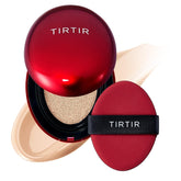 TIRTIR Mask Fit Red Cushion compact close-up for glass skin glow.