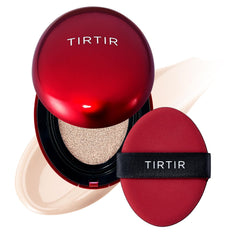 TIRTIR Mask Fit Red Cushion compact open showing skin fitting coverage example