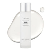 TIRTIR Milk Skin Rice Toner Light bottle shows lightweight hydration for all-day moisture