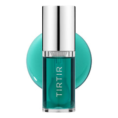 TIRTIR My Glow Mint Lip Oil tube closeup highlights hydrating gloss.