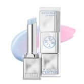 Bálsamo labial TIRTIR Water Mellow, azul-frio, hidratación rápida y textura suave.