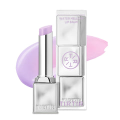 TIRTIR Water Mellow Lip Balm 02 Mauve Berry front shot showing hydration and color change.