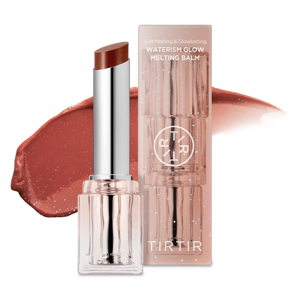 TIRTIR Waterism Glow Melting Balm 04 Fig Peach bottle shows long-lasting hydration and glow.