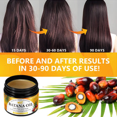 TKTALKER Batana Oil application shows potential for fuller-looking hair