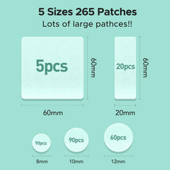 TKTK Large Pimple Patches 10mm patch on skin discreet protection for blemishes.