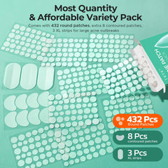 TKTK patch close-up texture highlighting hydrocolloid core for absorption