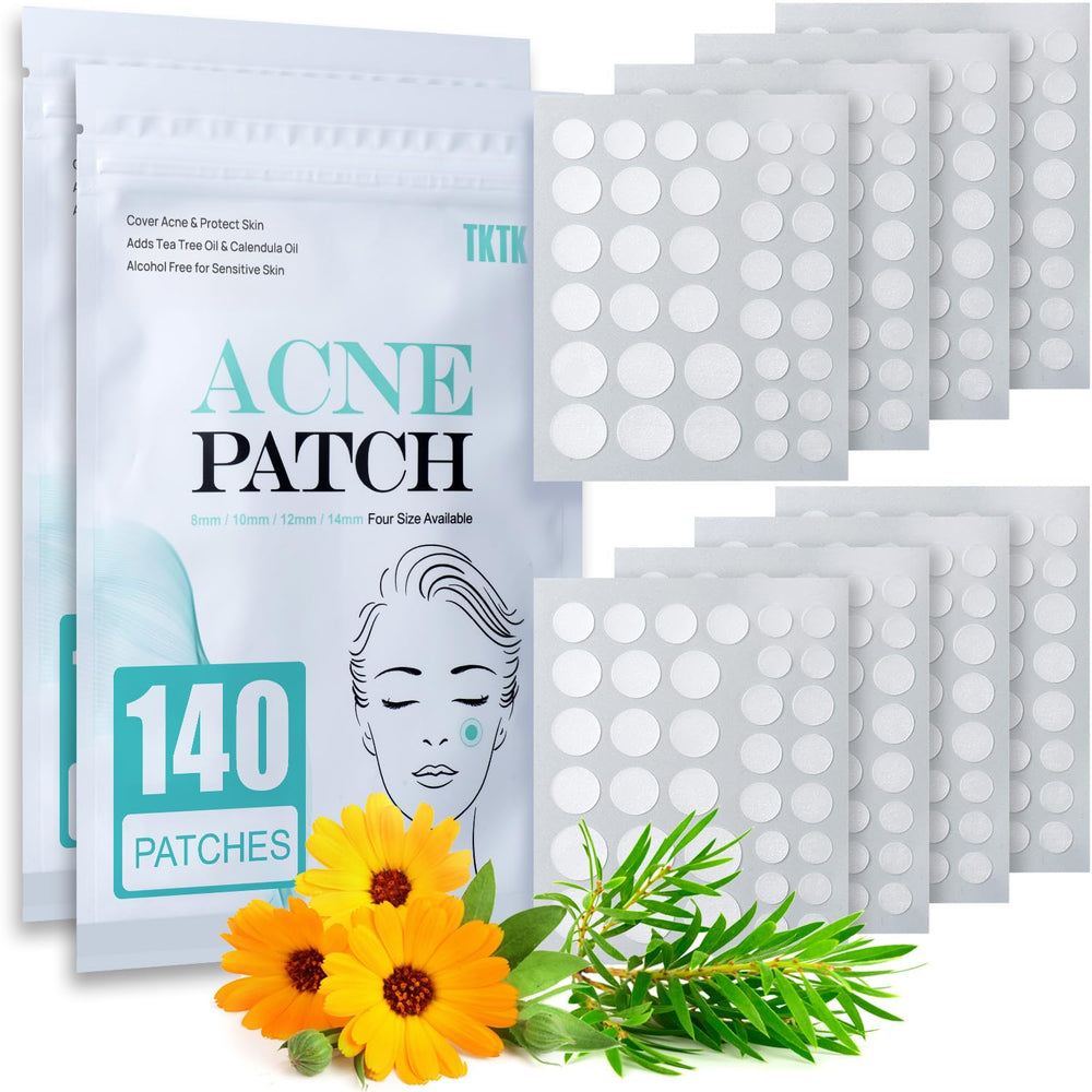 TKTK Pimple Patch four-size assortment provides discreet coverage for varying blemishes.
